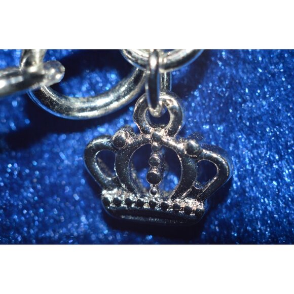 Premier Designs Silver Tone Chain Link Necklace Oval Circular Links Metal - Picture 2 of 6